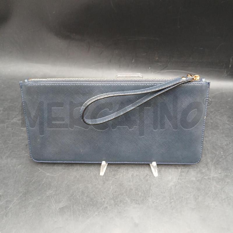POCHETTE SALVATORE FERRAGAMO BLU  | Mercatino dell'Usato Roma garbatella 3