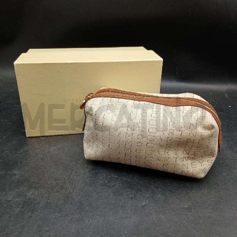 POCHETTE STELLA MCCARTNEY MARRONE  | Mercatino dell'Usato Roma garbatella 1