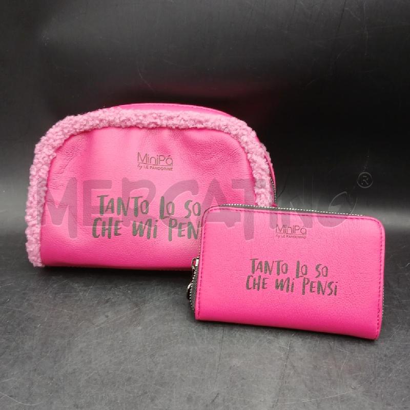 POCHETTE +PORTAFOGLIO PANDORUNA  | Mercatino dell'Usato Roma garbatella 1