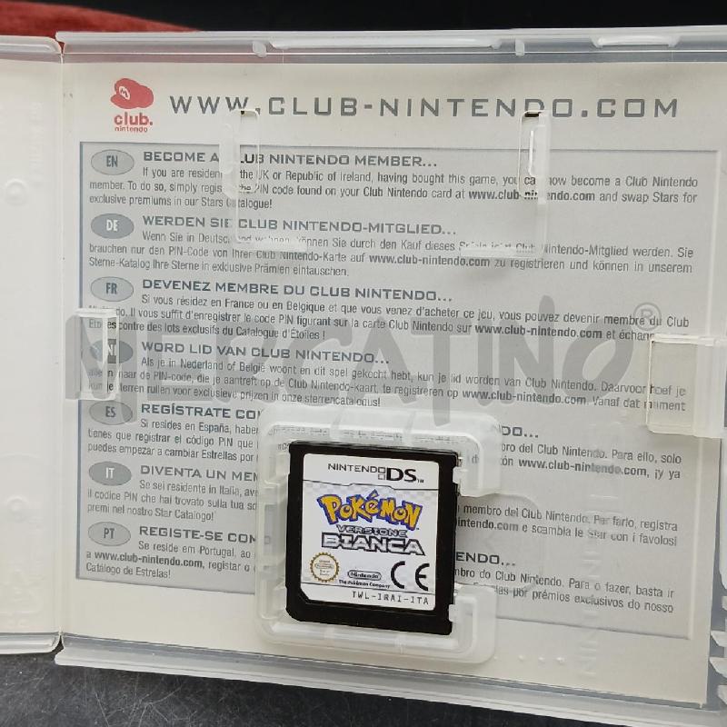 POKEMON VERSIONE BIANCA DS COMPLETO | Mercatino dell'Usato Roma garbatella 5