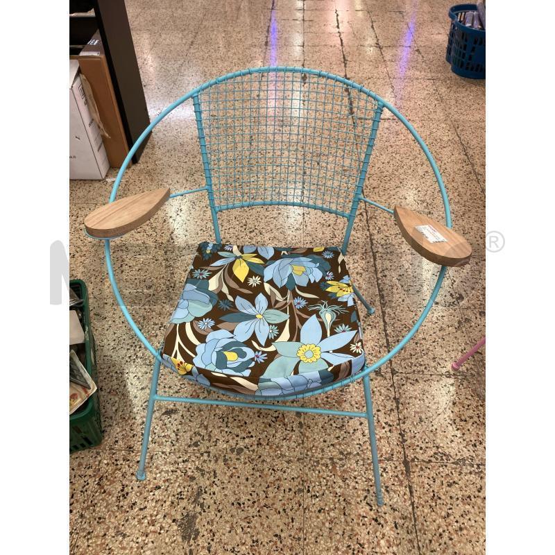 POLTRONCINA FERRO AZZURRO  | Mercatino dell'Usato Roma garbatella 1