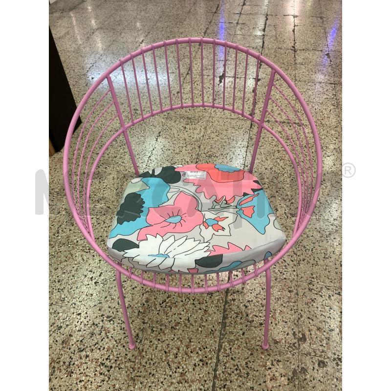 POLTRONCINA FERRO ROSA  | Mercatino dell'Usato Roma garbatella 1