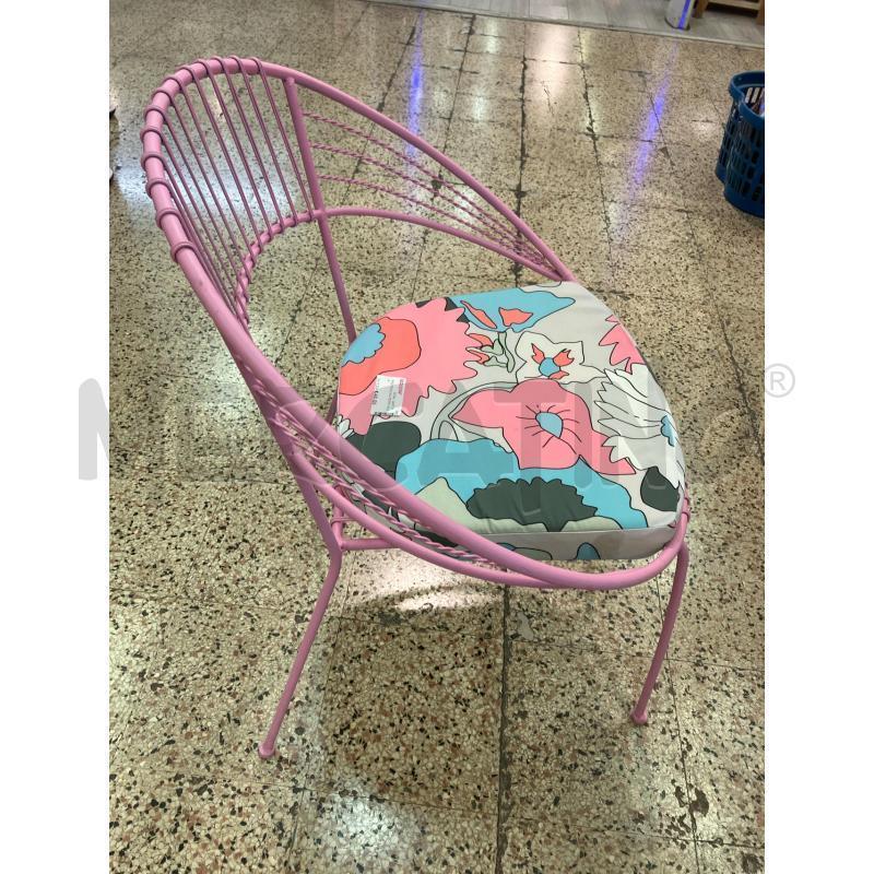 POLTRONCINA FERRO ROSA  | Mercatino dell'Usato Roma garbatella 2