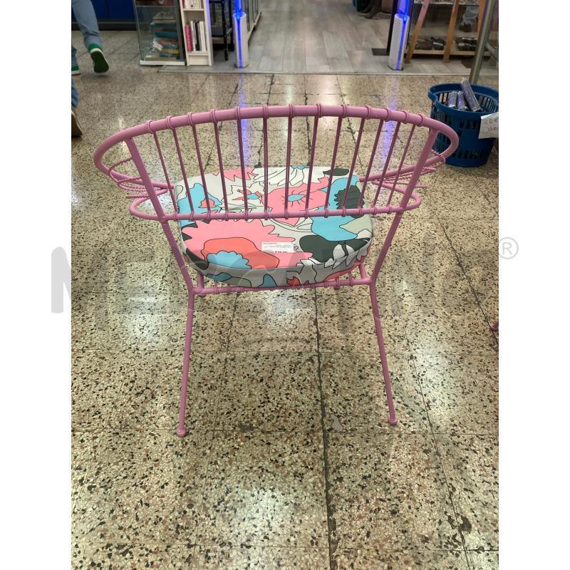 POLTRONCINA FERRO ROSA  | Mercatino dell'Usato Roma garbatella 3
