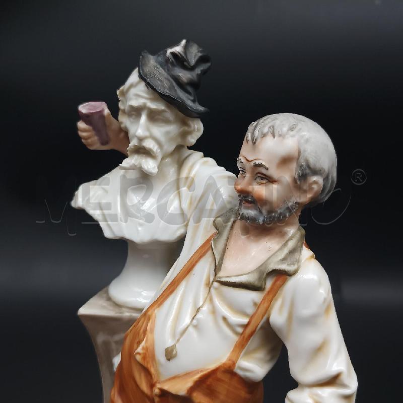 PORCELLANA CAPODIMONTE UBRIACO | Mercatino dell'Usato Roma garbatella 2
