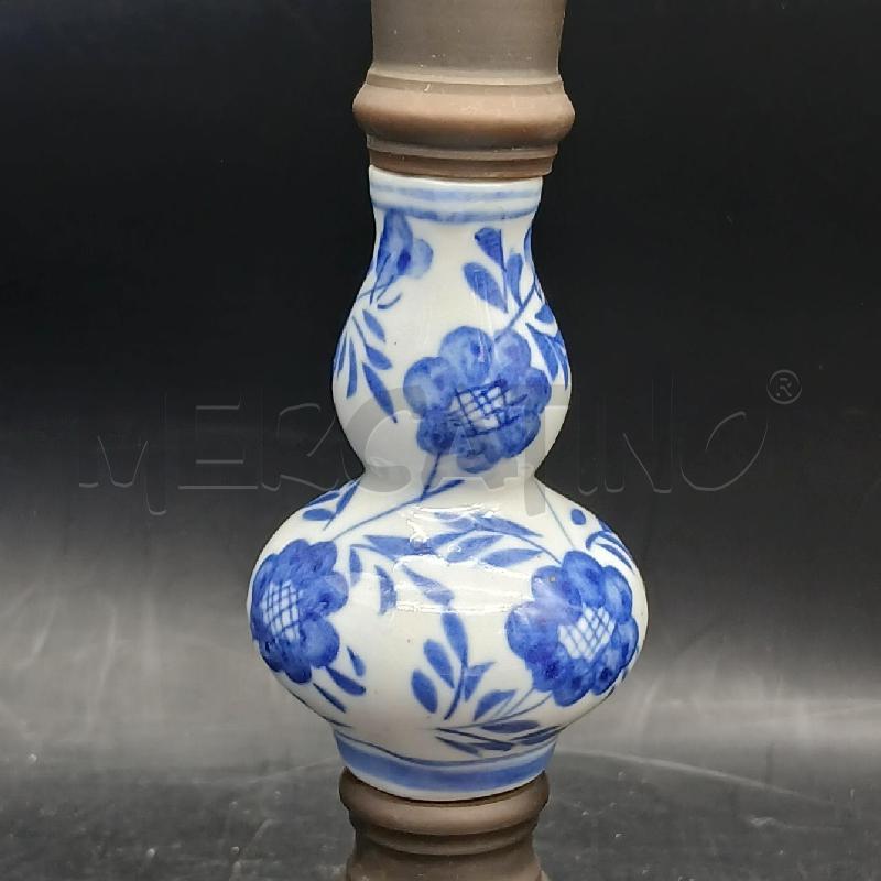PORTA CANDELA METALLO CERAMICA | Mercatino dell'Usato Roma garbatella 2