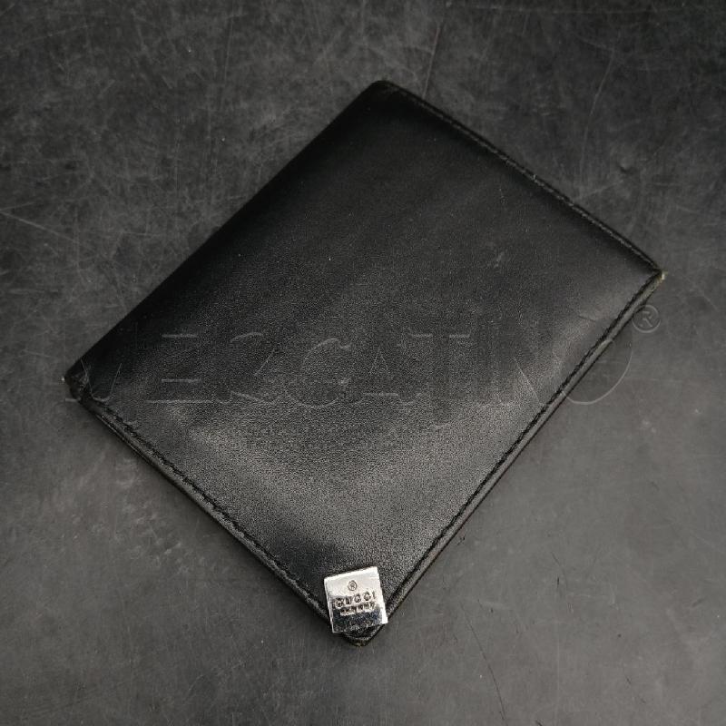 PORTA CARTE GUCCI PELLE NERO  | Mercatino dell'Usato Roma garbatella 3