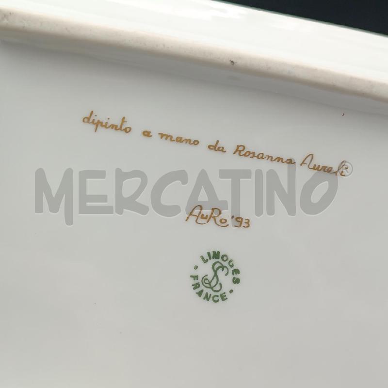 PORTA CENERE LIMOGES DEC INTRECCI DORATI | Mercatino dell'Usato Roma garbatella 4