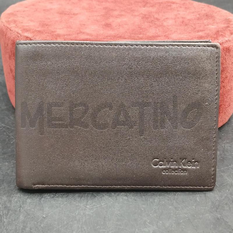 PORTA FOGLIO CALIN KLEIN NERO PELLE | Mercatino dell'Usato Roma garbatella 1