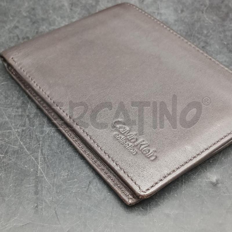 PORTA FOGLIO CALIN KLEIN NERO PELLE | Mercatino dell'Usato Roma garbatella 4