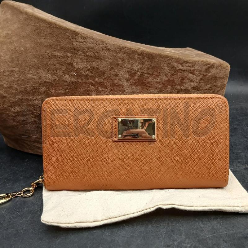 PORTA FOGLIO CARAMELLO FIBBIA DORATO  | Mercatino dell'Usato Roma garbatella 1
