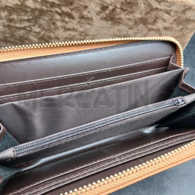 PORTA FOGLIO CARAMELLO FIBBIA DORATO  | Mercatino dell'Usato Roma garbatella 4