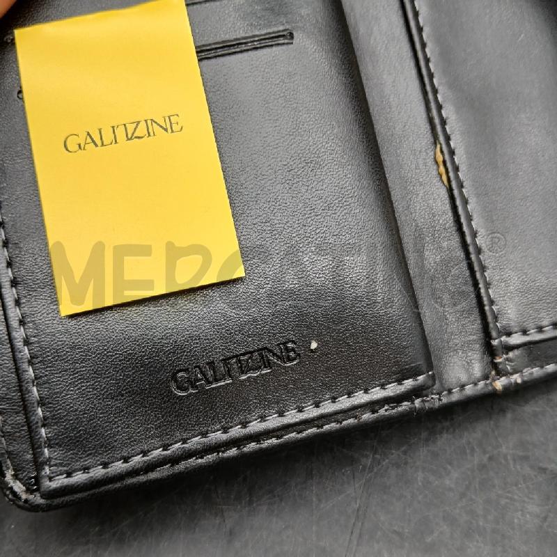 PORTA FOGLIO GALITZINE NERO ARGENTO  | Mercatino dell'Usato Roma garbatella 4