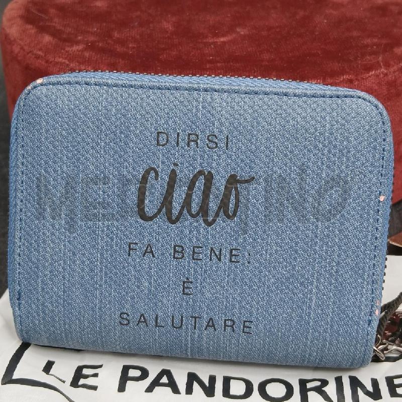 PORTA FOGLIO LE PANDORINE BLU  | Mercatino dell'Usato Roma garbatella 3