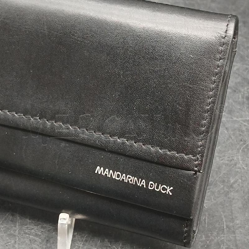 PORTA FOGLIO MANDARINA DUCK NERO  | Mercatino dell'Usato Roma garbatella 2