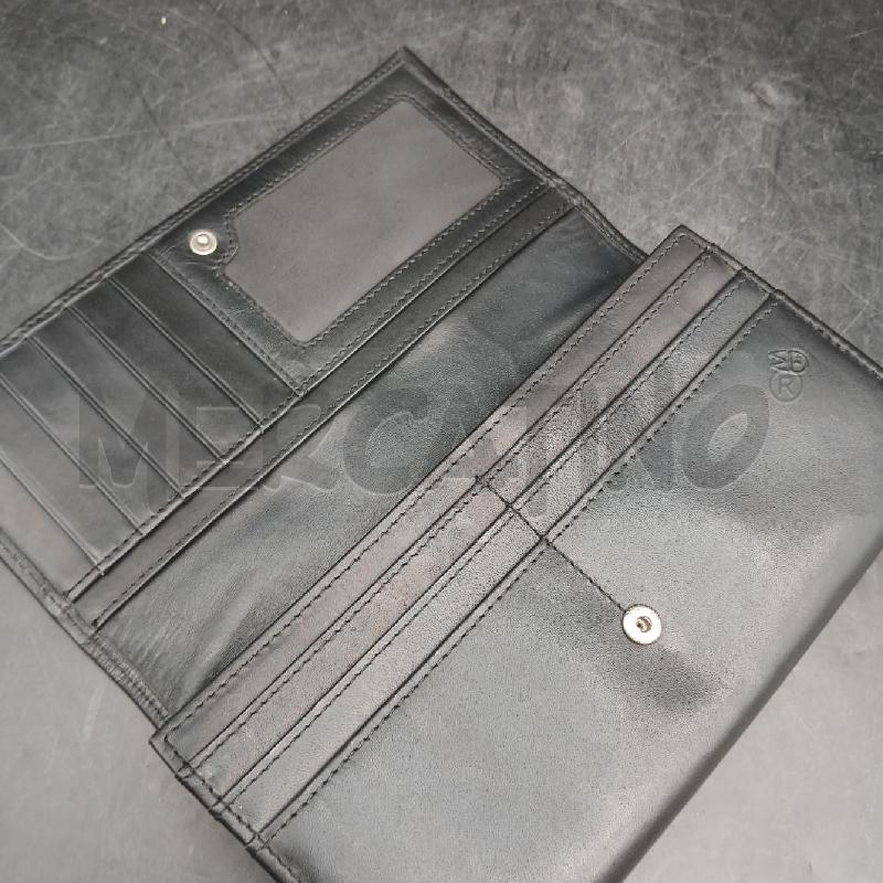 PORTA FOGLIO MANDARINA DUCK NERO  | Mercatino dell'Usato Roma garbatella 4