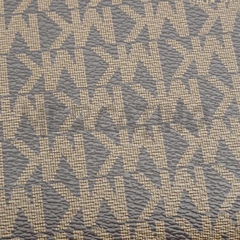 PORTA FOGLIO MICHAEL KORS MARRONE MONOGRAM LOGO DORATO  | Mercatino dell'Usato Roma garbatella 4