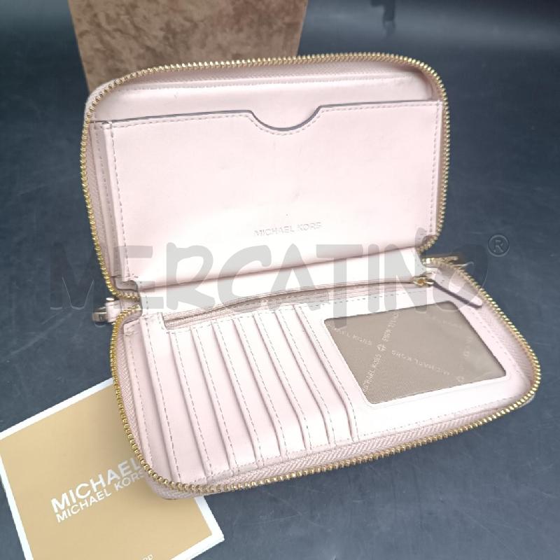 PORTA FOGLIO MICHAEL KORS ROSA | Mercatino dell'Usato Roma garbatella 4