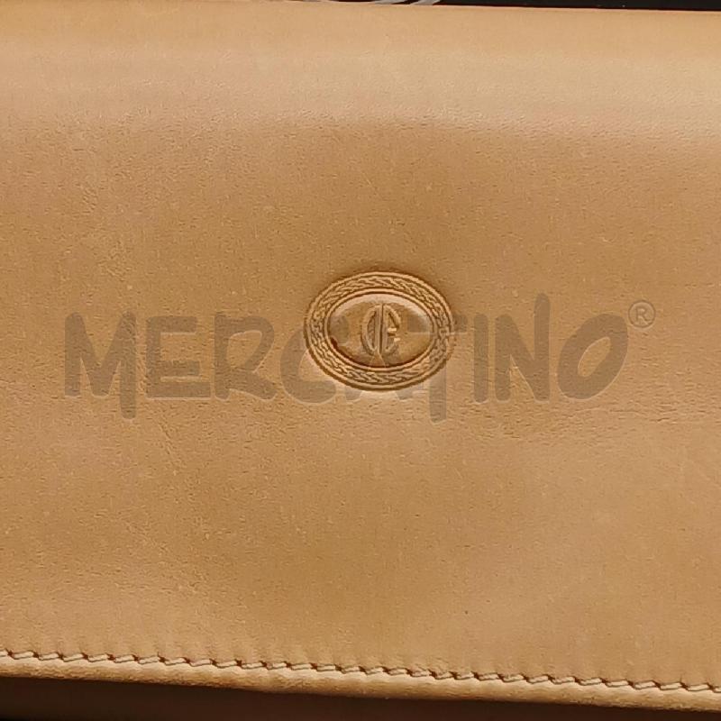 PORTA FOGLIO PELLE BEIGE  | Mercatino dell'Usato Roma garbatella 2