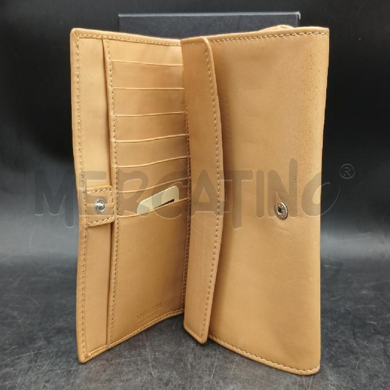 PORTA FOGLIO PELLE BEIGE  | Mercatino dell'Usato Roma garbatella 3