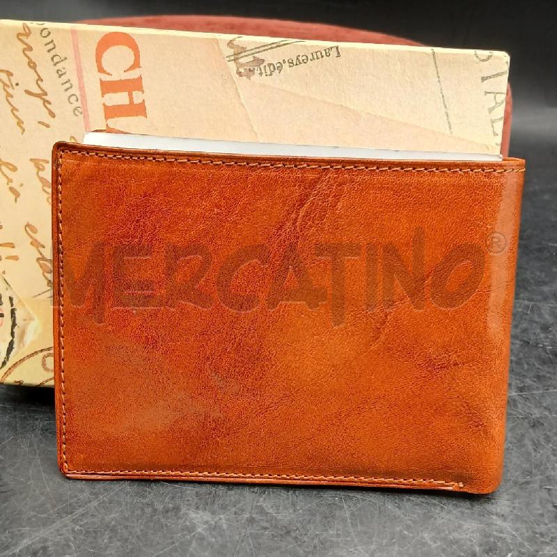 PORTA FOGLIO UOMO CHARRO TABACCO  | Mercatino dell'Usato Roma garbatella 3