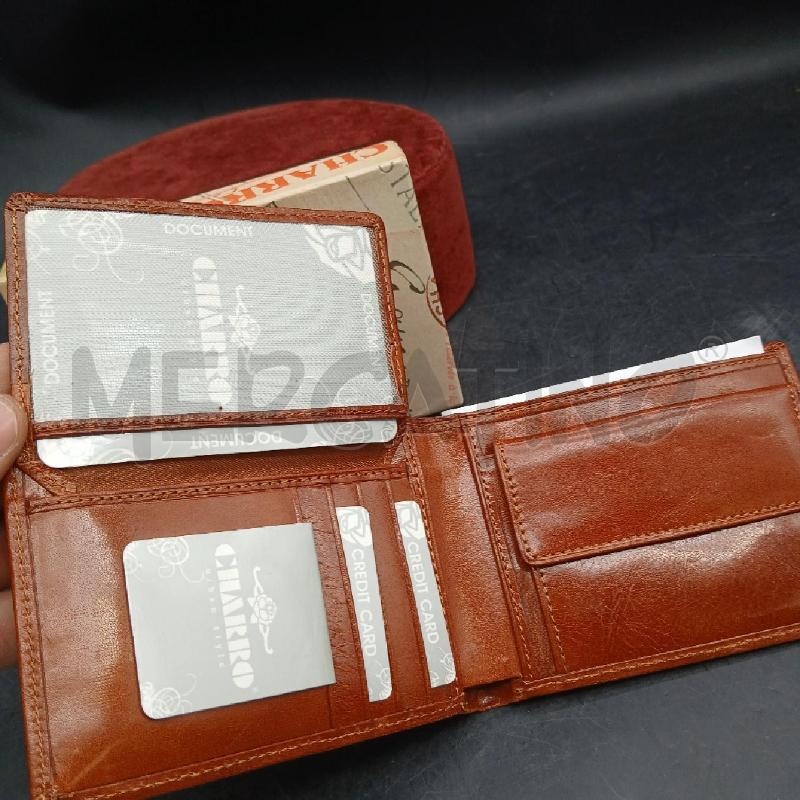 PORTA FOGLIO UOMO CHARRO TABACCO  | Mercatino dell'Usato Roma garbatella 5