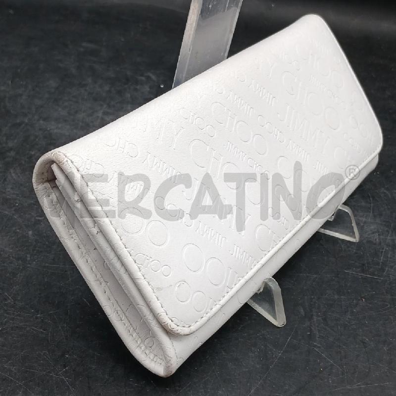 PORTA FOGLIO  JIMMY CHOO BIANCO  | Mercatino dell'Usato Roma garbatella 2