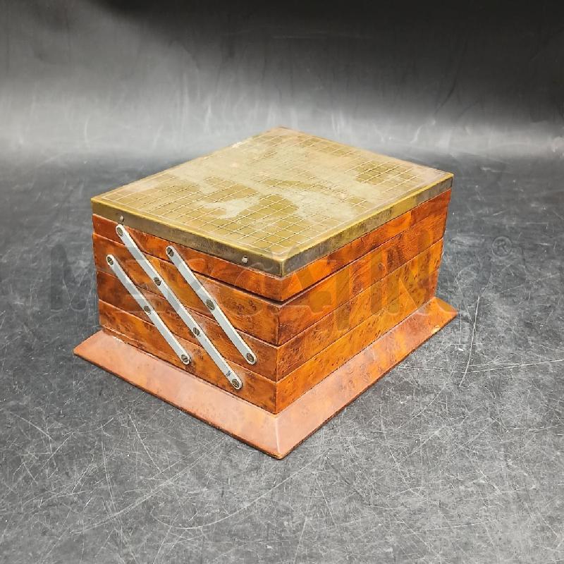 PORTA SIGARETTE LEGNO MET  | Mercatino dell'Usato Roma garbatella 4