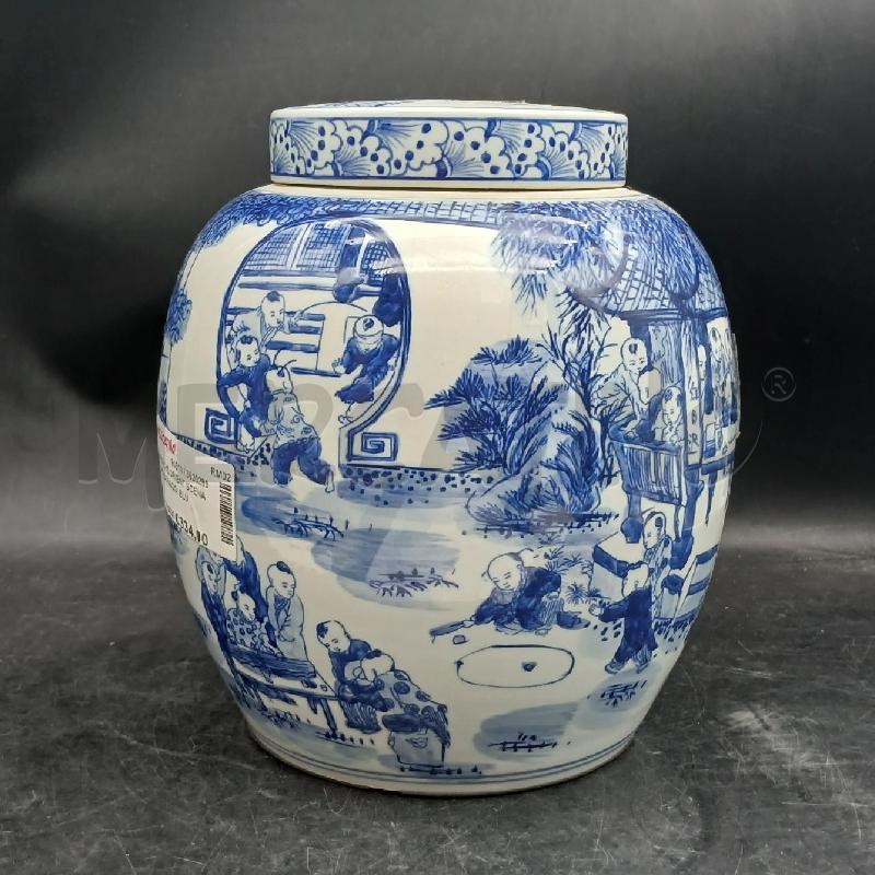 POTICHE ORIENT SCENA PERSONAGGI BLU | Mercatino dell'Usato Roma garbatella 1