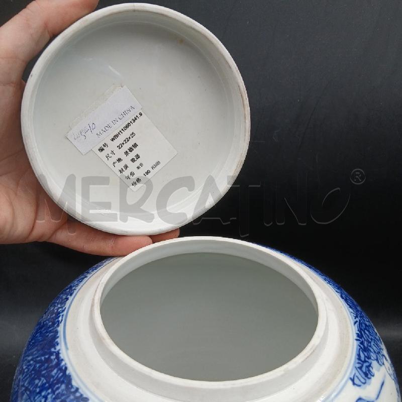 POTICHE ORIENT SCENA PERSONAGGI BLU | Mercatino dell'Usato Roma garbatella 4