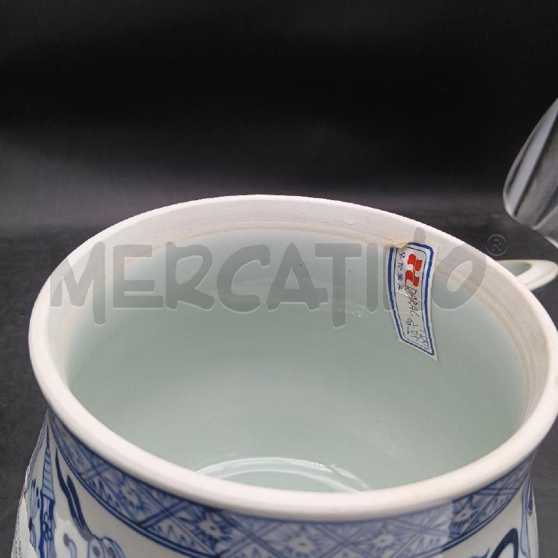 POTICHE VASO ORIENT DEC BLU  | Mercatino dell'Usato Roma garbatella 3