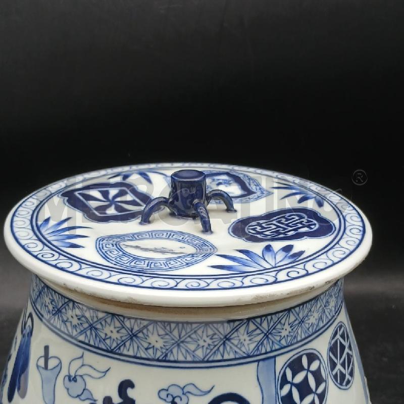 POTICHE VASO ORIENT FIORI UCC POMELLO RILIEVO | Mercatino dell'Usato Roma garbatella 3