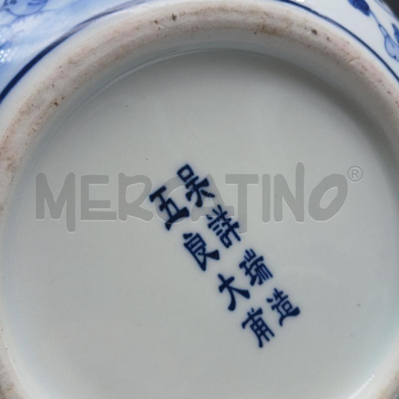 POTICHE VASO STONDATO ORIENT D BLU PICC | Mercatino dell'Usato Roma garbatella 5