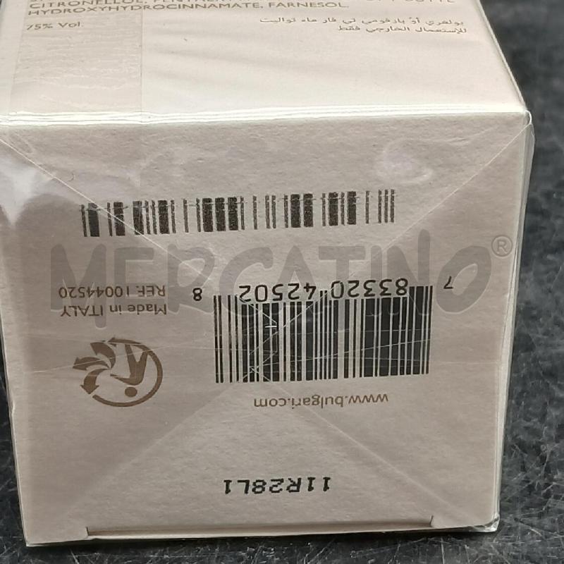 PROFUMO BVLGARI THE VERT  | Mercatino dell'Usato Roma garbatella 4