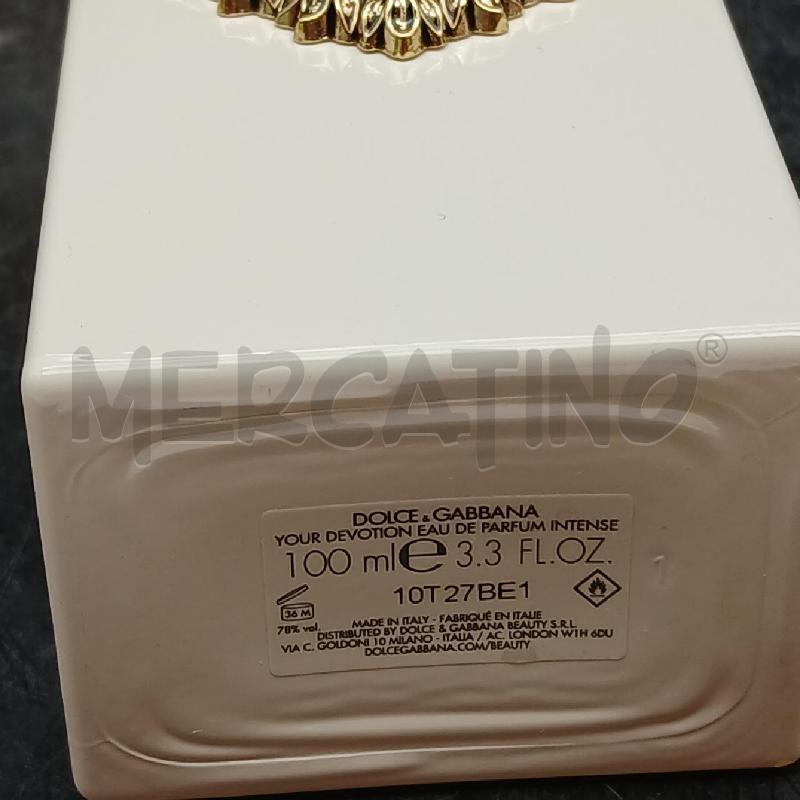 PROFUMO DOLCE&GABBANA YOUR DEVOTION  | Mercatino dell'Usato Roma garbatella 5