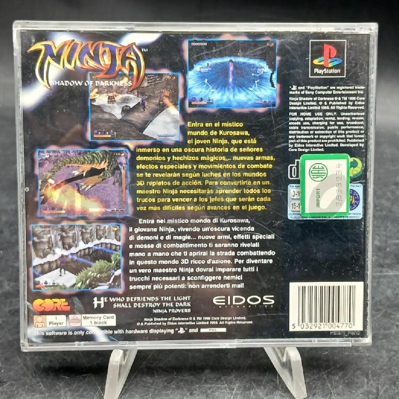 PS1 NINJA SHADOW DARKNESS | Mercatino dell'Usato Roma garbatella 3
