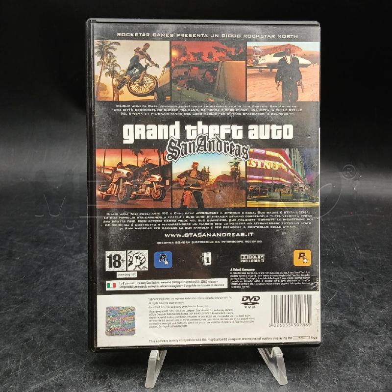 PS2 GRAND THEFT AUTO SAN ANDREAS MAPPA | Mercatino dell'Usato Roma garbatella 3