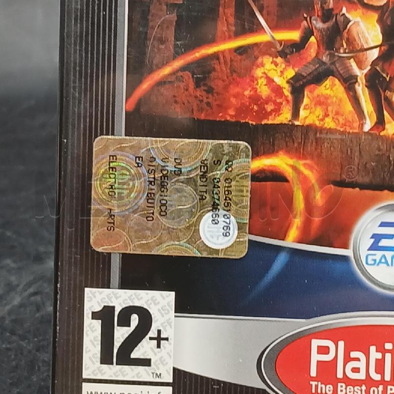 PS2 IL SIGNORE DEGLI ANELLI LA TERZA ERA PLATINUM | Mercatino dell'Usato Roma garbatella 2