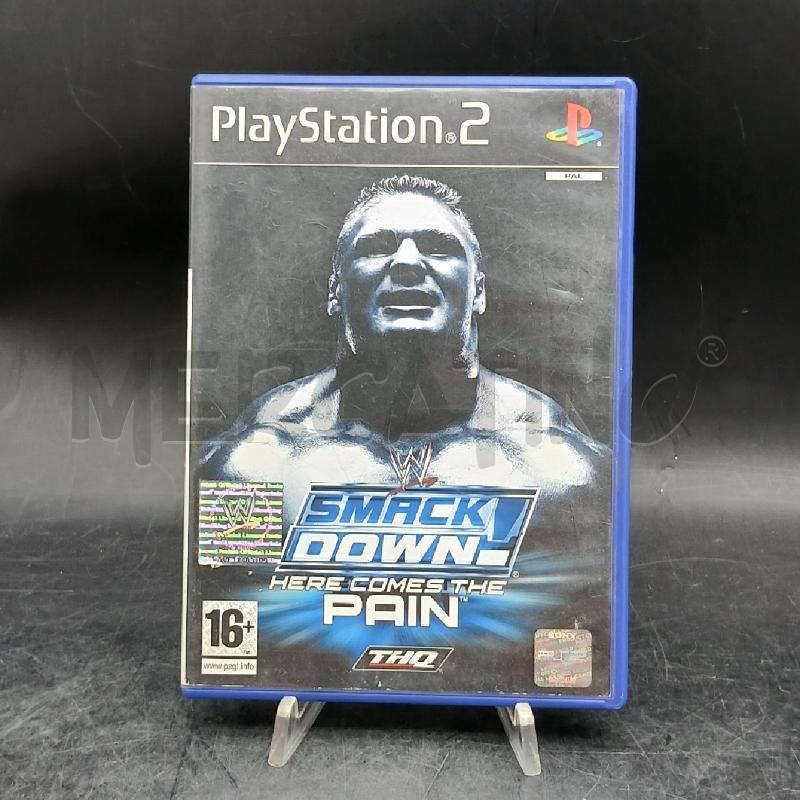 PS2 SMACK DOWN HERE COMES THE PAIN | Mercatino dell'Usato Roma garbatella 1