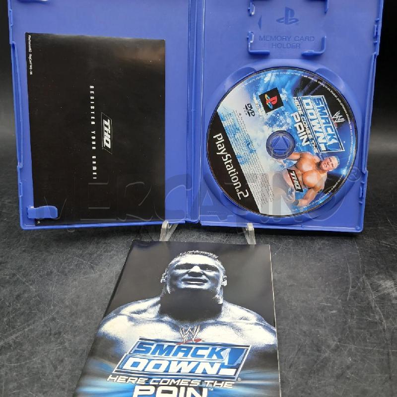 PS2 SMACK DOWN HERE COMES THE PAIN | Mercatino dell'Usato Roma garbatella 3