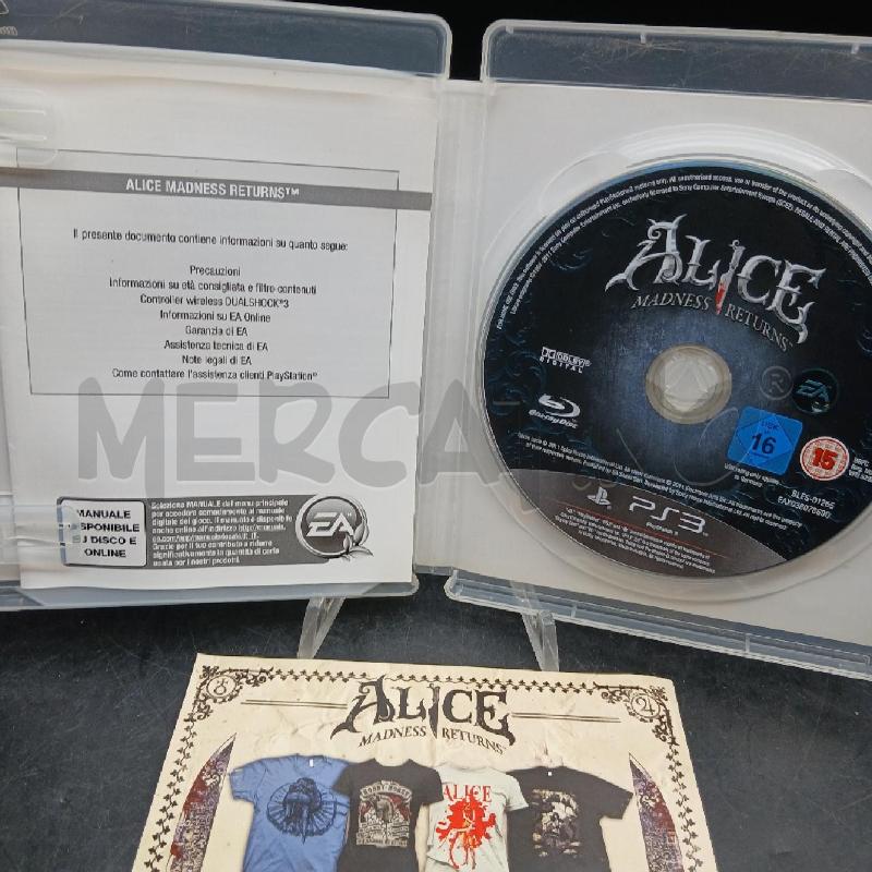 PS3 ALICE MADNESS RETURNS | Mercatino dell'Usato Roma garbatella 4