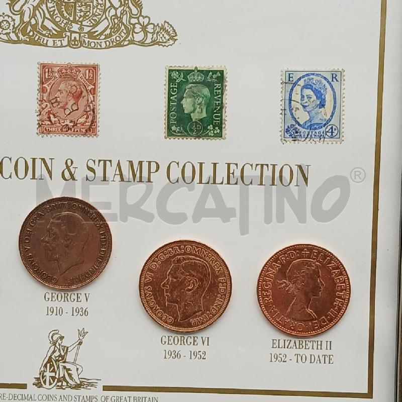 QUADRETTO MONETE E FRANCXOBLLI BRITANNIA  | Mercatino dell'Usato Roma garbatella 3