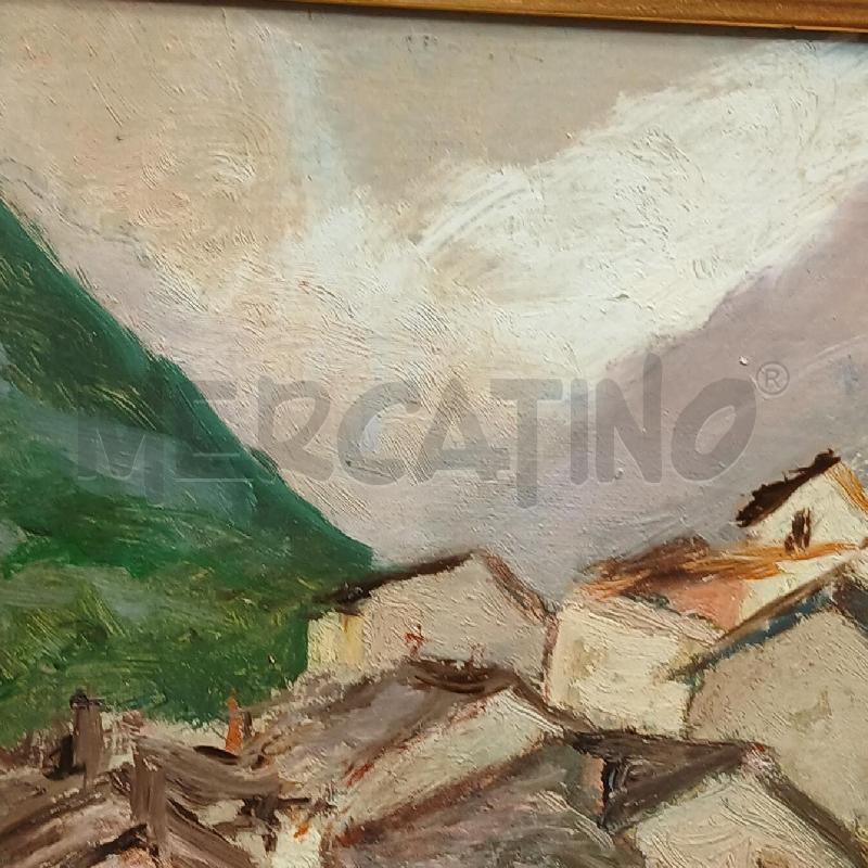 QUADRETTO SCORCIO TETTI TRA I MONTI | Mercatino dell'Usato Roma garbatella 3