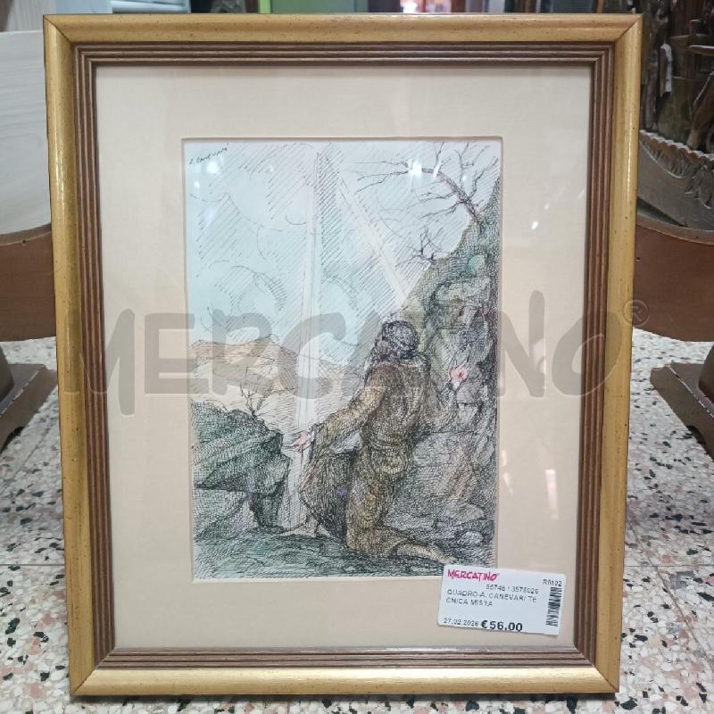 QUADRO A. CANEVARI TECNICA MISTA | Mercatino dell'Usato Roma garbatella 1