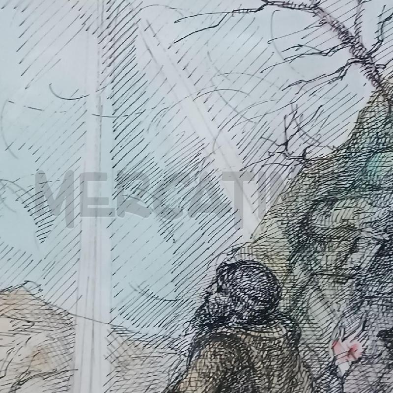 QUADRO A. CANEVARI TECNICA MISTA | Mercatino dell'Usato Roma garbatella 4