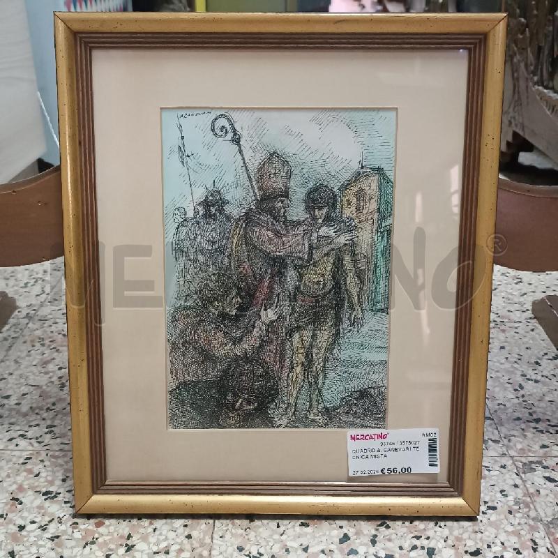 QUADRO A. CANEVARI TECNICA MISTA | Mercatino dell'Usato Roma garbatella 1