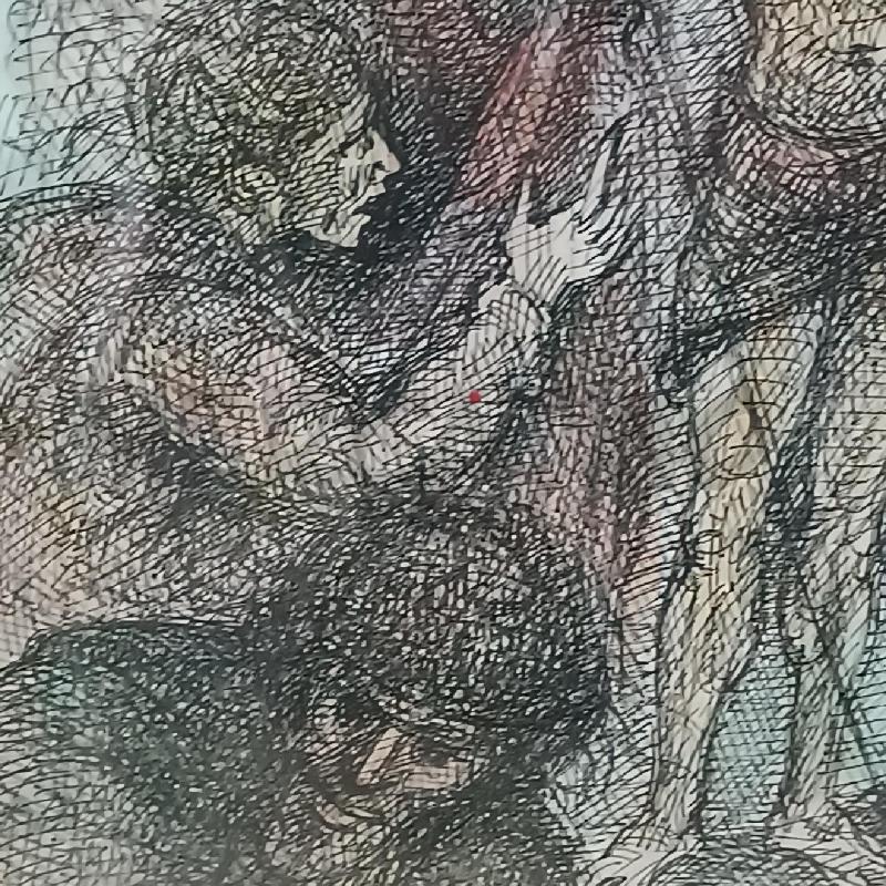 QUADRO A. CANEVARI TECNICA MISTA | Mercatino dell'Usato Roma garbatella 4