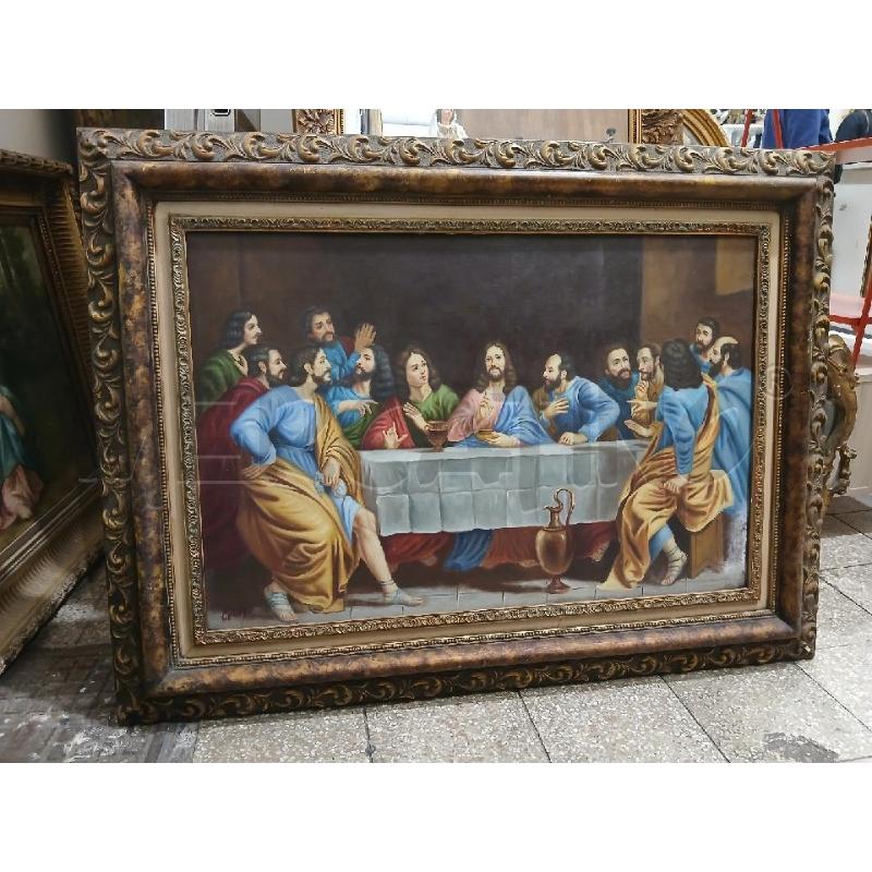 QUADRO C/DORATA ULTIMA CENA | Mercatino dell'Usato Roma garbatella 1