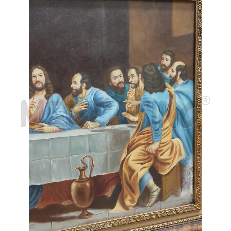QUADRO C/DORATA ULTIMA CENA | Mercatino dell'Usato Roma garbatella 3