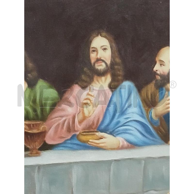 QUADRO C/DORATA ULTIMA CENA | Mercatino dell'Usato Roma garbatella 4